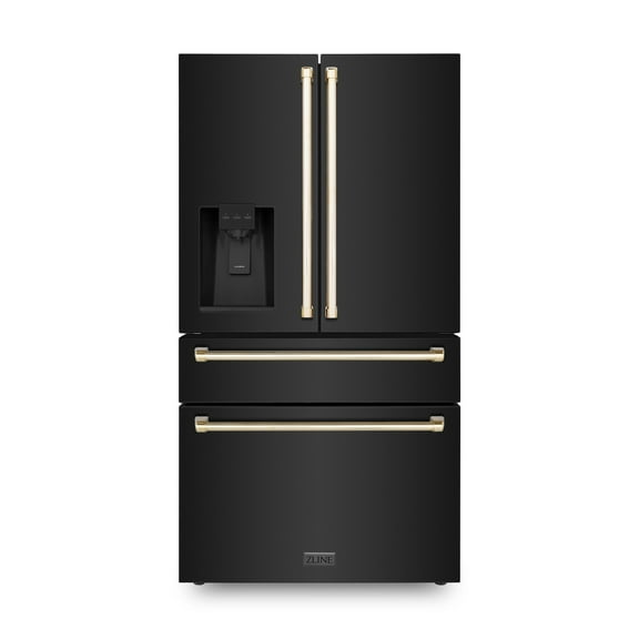 ZLINE KITCHEN AND BATH RFMZW36BSG french door freestanding refrigerator