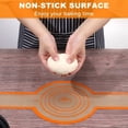 thumbnail image 6 of Luiisis 2 Pack Sourdough Bread Sling Set - Oval & Round Non-Stick Silicone Mat for Dutch Oven, Reusable with Long Handle for Easy Transfer, 6 of 7