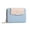 Blue_001, variant on Ladies wallets Solid Color Bag Zipper Purse Multiple Card Slots Clutch Bag Wallets for women Small Brown One Size