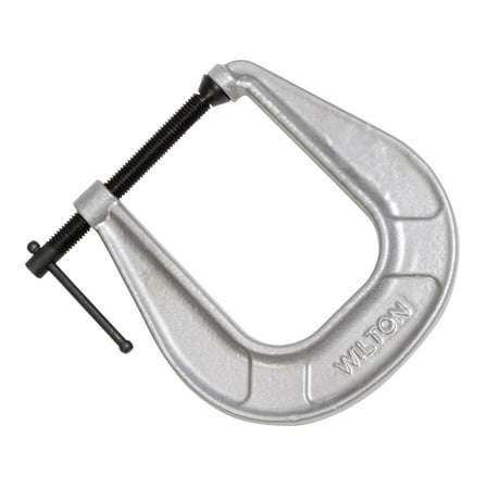 Wilton Xtra-Deep Reach C-Clamp, 2-1/2" Opening, 4-3/4" Throat, 1600 Lbs. Clamping Force (Model 245)
