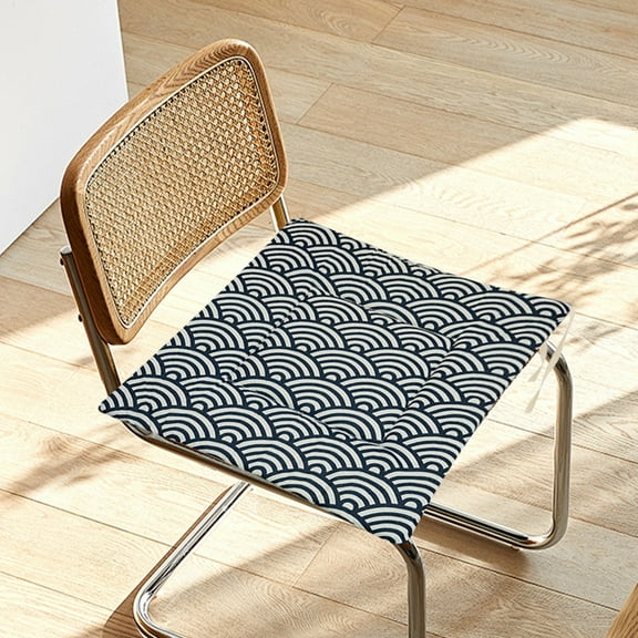 Fnochy 15.7 Inches Square Seat Cushion, Super Soft Bar Stool Square Seat Cushion with Ties - One Pad Only, (15.7'' (40CM)) Black of Friday Deals 2024