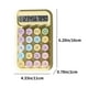 thumbnail image 3 of Xihbxyly Artículos Por Menos de $10 Calculadora Linda, Calculadora Científica Portátil Pequeña para Estudiantes, 10 Dígitos, Cuerpo Pequeño, Teclas de Plástico, Almohadilla Inferior Antideslizante, T, 3 of 7