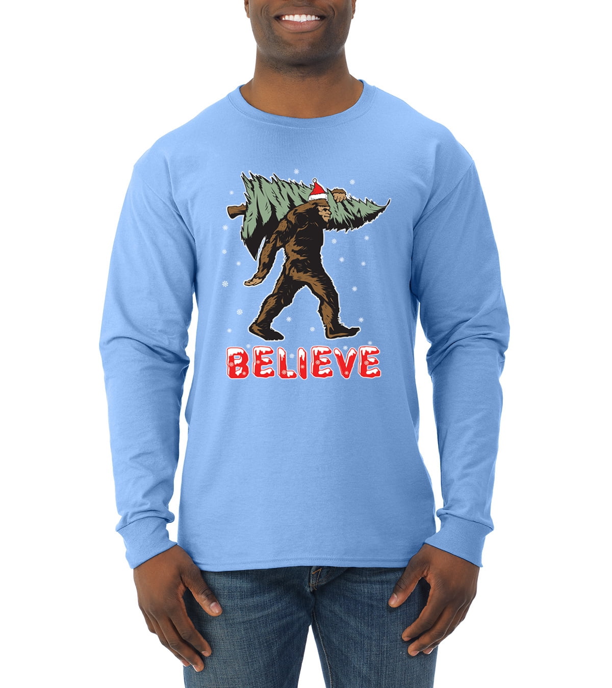 bigfoot christmas shirt