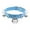 Light Blue, variant on Gothic Punk Choker Collar Necklace Bell Choker Gift Women Punk Necklace Jewelry Light Blue