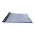 thumbnail image 2 of Ahgly Company Indoor Square Abstract Blue Contemporary Area Rugs, 7' Square, 2 of 4
