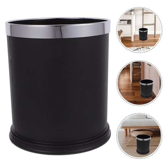 VERDANVERSE Fire Retardant Waste Basket, 1 Pack, Trash Can 10.22 x 9.24 x 8.65 Inches for Home and Office