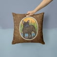 thumbnail image 2 of Carolines Treasures SS8597PW1414 French Bulldog Fabric Decorative Pillow, 14Hx14W, multicolor, 2 of 4