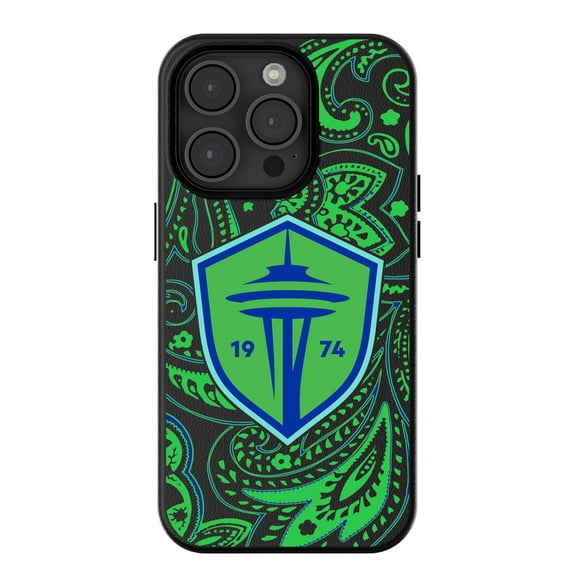 Keyscaper  Black Seattle Sounders FC iPhone Magnetic Bump Case