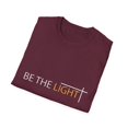 thumbnail image 4 of Be The Light Men Women Religious Christian Unisex Softstyle T-Shirt, 4 of 4