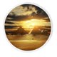 thumbnail image 1 of Toalla de playa ABPHQTO Puesta de sol sobre las pirámides de Giza 150 cm de diámetro, 1 of 1