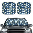 thumbnail image 2 of Daiia Star Penguin 2PCS Car Windshield Sun Shade, Foldable Sun Shield for Car Front Window, Auto Sun Blocker Visor Protector Universal for Truck SUV Pickup-Small, 2 of 7