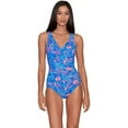 thumbnail image 2 of Ralph Lauren SUMMER PAISLEY Printed Twist-Front Pleated One-Piece Swimsuit, US 4, 2 of 4