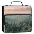thumbnail image 5 of FORMRS Zipper Binder with Shoulder Strap 2-inch Ring 500 Sheet Capacity File Bag, Mountains at Dawn, 5 of 5