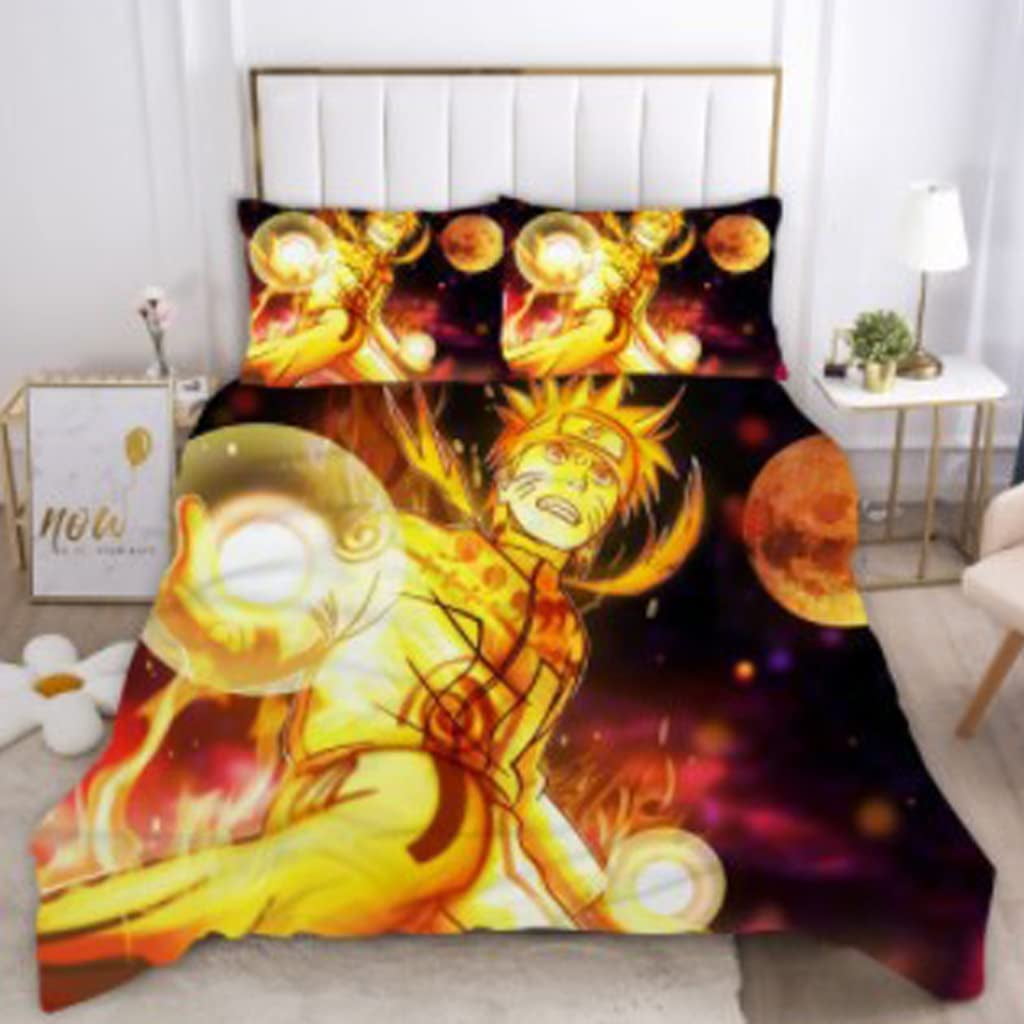 Naruto Quilt Cover 3D Print Anime Duvet Cover Bedding Sets Naruto