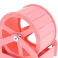 thumbnail image 3 of MERIGLARE Hamster Chinchilla Small Animals Silent Running Exercise Wheel Toys Pink, 3 of 9