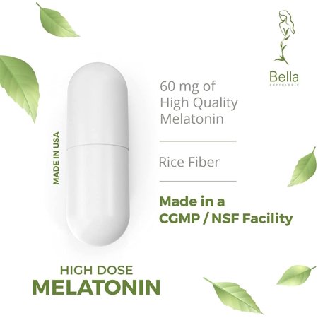 High Dosage Melatonin 60mg   Bella formulas are developed by medical researchers and leading doctors.