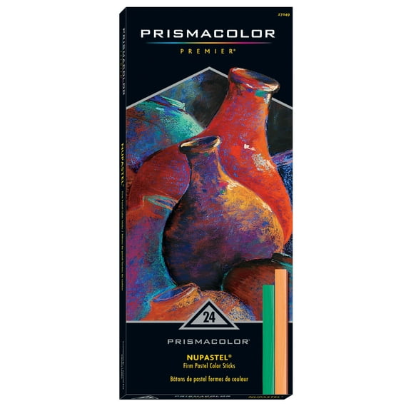 Prismacolor Premier NuPastel Firm Pastel Color Sticks, 24 Pack