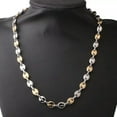 thumbnail image 3 of 7/9/11mm Fashion Women Mens Chain 316L Stainless Steel Coffee Bead Link Necklace, 3 of 6