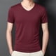 thumbnail image 1 of pstuiky Camisas de manga corta para hombre, Camisa informal de verano corta y holgada con cuello para exteriores para hombre ropa de hombre l, 1 of 6
