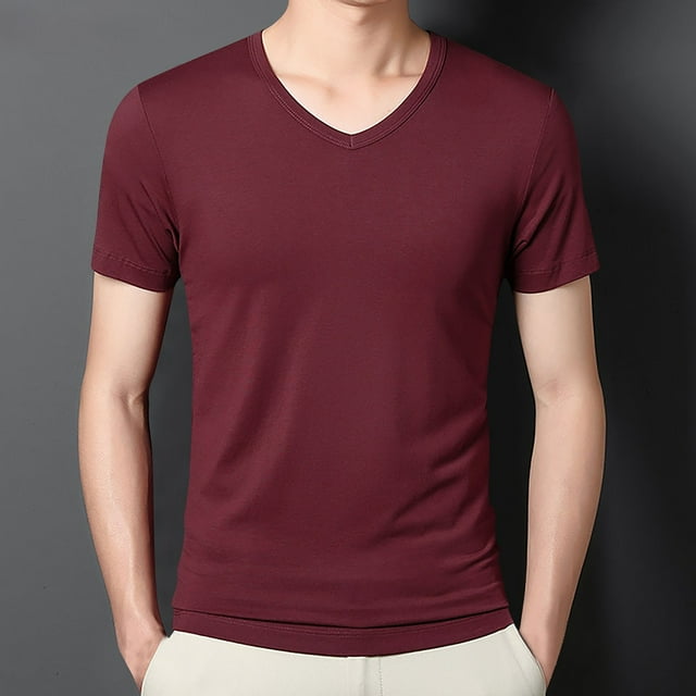 pstuiky camisetas para hombre, Camisa informal de verano corta y holgada con cuello para exteriores para hombre camisas casuales para hombre xl