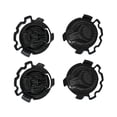 thumbnail image 2 of Colaxi 4 Pieces Motor Helmet Lens Base Easy to Install Motorbike Helmet Repair Part A, 2 of 8