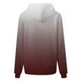 thumbnail image 4 of skpabo Women Gradient Sweatshirt Long Sleeve Gradient Line Print Hooded Sweater Casual Outwear Blouse Tops for holiday outgoing size, 4 of 4