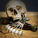 thumbnail image 5 of Juego de 6 cucharillas de calavera de acero inoxidable, cuchara de azúcar de calavera de 15 cm, cuchara de café apta para lavavajillas, cuchara de calavera, serie cuchara de calavera Xemadio LKX-0379, 5 of 6