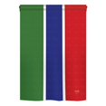 thumbnail image 2 of Breeze Decor 08366 Gambia 2-Sided Vertical Impression House Flag - 28 x 40 in., 2 of 2