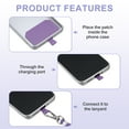 thumbnail image 4 of Uxcell Smart Phone Lanyard, Universal Cell Phone Lanyard Adjustable Phone Strap Crossbody Purple, Pink, 4 of 7