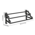 thumbnail image 2 of Towel Rack with Adhesive Wall Mount, 3-Tier Ladder Towel Holder for Bathroom, Bath Towel Shelf and Rail Hanger, 2 of 5