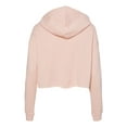 thumbnail image 2 of Independent Trading Co. Womens Lightweight Cropped Hooded Sweatshirt, XS, Blush, 2 of 2