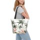 thumbnail image 2 of Balery Flamingo Palm Trees Bolsa de Hombro con Diseño, Bolsa Grande y Duradera, Bolsa Versátil para Compras, 2 of 6