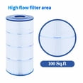 thumbnail image 5 of Cryspool Pool Filter Compatible with SwimClear C100S, CX100XRE, PA100S, Unicel C-9440, 100 sq.ft, 1 Pack, 5 of 5
