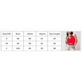 thumbnail image 4 of Women‘s Casual Basic Vintage Star Pattern Short Sleeves Slim Fit Crop Tops T-Shirts, 4 of 4