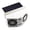 White, variant on Car Solar Powered Exhaust Fan, Auto Window Ventilator with Dual Fans and Digital Thermometer, Air Flow Cooling Fan for Parked Cars Trucks SUVs