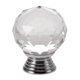 thumbnail image 2 of 1pc Diamond Manden Crystal Glass Ball Knob 30mm Clear Blanco Blanco Muebles Negro Partes Hardware Cocina Cajón Tornillos Tornillos, 2 of 6
