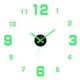 thumbnail image 2 of de reloj de pared luminosas, relojes de pared 3D DIY, silenciosos sin tictac, relojes de sin marco para cocina, decoración Digital Colco Reloj de pared luminoso, 2 of 8