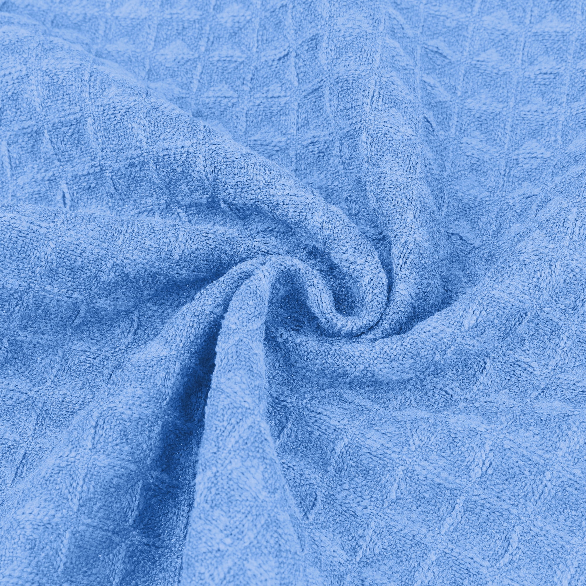 Unique Bargains Waffle Weave Kitchen Cleaning Absorbent Kitchen Towels Blue 10pk 10" x 10"