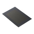 thumbnail image 2 of Mantel individual de PVC lavable, resistente al calor, antideslizante, tejido para mesa de comedor Negro, 2 of 9
