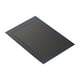 thumbnail image 2 of Mantel individual de PVC lavable, resistente al calor, antideslizante, tejido para mesa de comedor Negro, 2 of 9