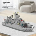 thumbnail image 5 of Navy Destroyer Building Set, Battleship Building Toy, A Gift Compatible with Lego Sets for Boys 8-14 & Adults (528pcs), 5 of 6