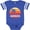 Football Blue and White, variant on Inktastic Jamaica Vacation Trip Boys or Girls Baby Bodysuit