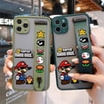 thumbnail image 3 of iPhone SE 2020 6 6S 7 8 11 Pro Max X XS XR Plus 2022 Compatível Funda Celular Suave Para Estuche Super Mario Game Caso, 3 of 4
