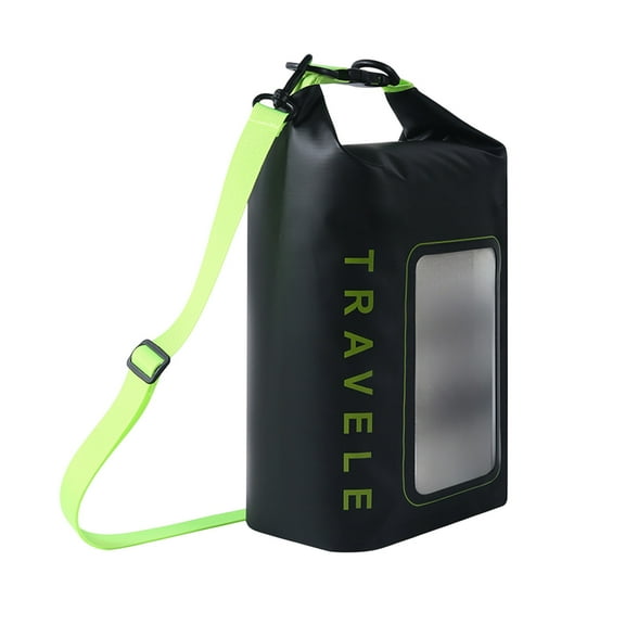 XIA0LE Waterproof Dry Bag, 2l Roll Top Waterproof Pool Bag,Dry Bags For Kayaking Waterproof, Phone Pouch,Large Waterproof Phone Pouch,Camping Boating & Kayak Accessories (Black)