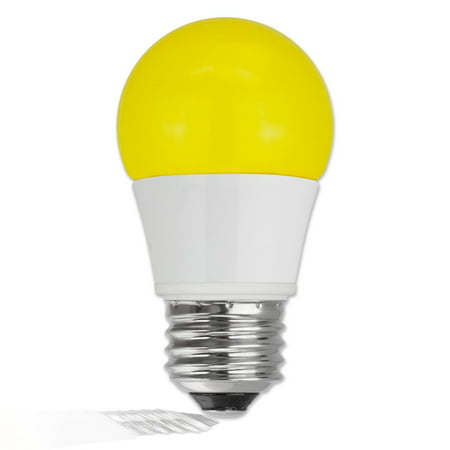 TCP 5W Equivalent LED Yellow Bug Light Bulbs,