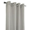 thumbnail image 7 of Corsica Light Filtering Grommet Curtain Panel 52 x 95 in Grey, 7 of 7