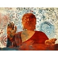 thumbnail image 2 of OnRei 18x15 White Modern Wood Framed Museum Art Print Titled - Hand Up, 2 of 4