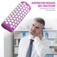 thumbnail image 4 of Cojín masajeador de acupresión almohada de masaje para cabeza cuello espalda Likrtyny y pies esterilla con puntas de rosa para Yoga masaje y relajación, 4 of 9