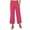 Pink, variant on WIZUTIZ Palazzo Pants for Women Plus Size Soft Casual Loose Wide Leg Slacks Pants Spandex Elastic High Rise Full Length Palazzo Pants Solid with Pockets Slacks Pants for Lady Business Vacation Red