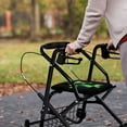 thumbnail image 4 of HELLHERO Carbon Style 2 Pack Rollator Walker Seat and Backrest Covers with Removable Non-Slip Fit, Breathable Fabric Rollator Walker Seat Covers for Park Neighborhoods, 4 of 10
